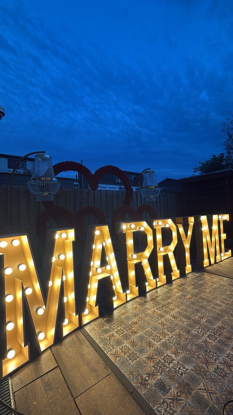Marry me letters te huur, Eén persoon, 3 overnachtingen of meer