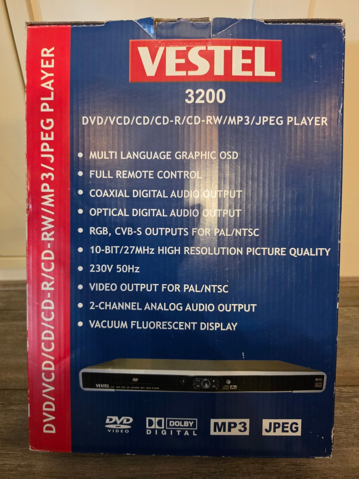 Vestel 3200 DVD/VCD/CD/MP3/JPEG Speler - Nieuw in doos, Ophalen of Verzenden, Nieuw in verpakking
