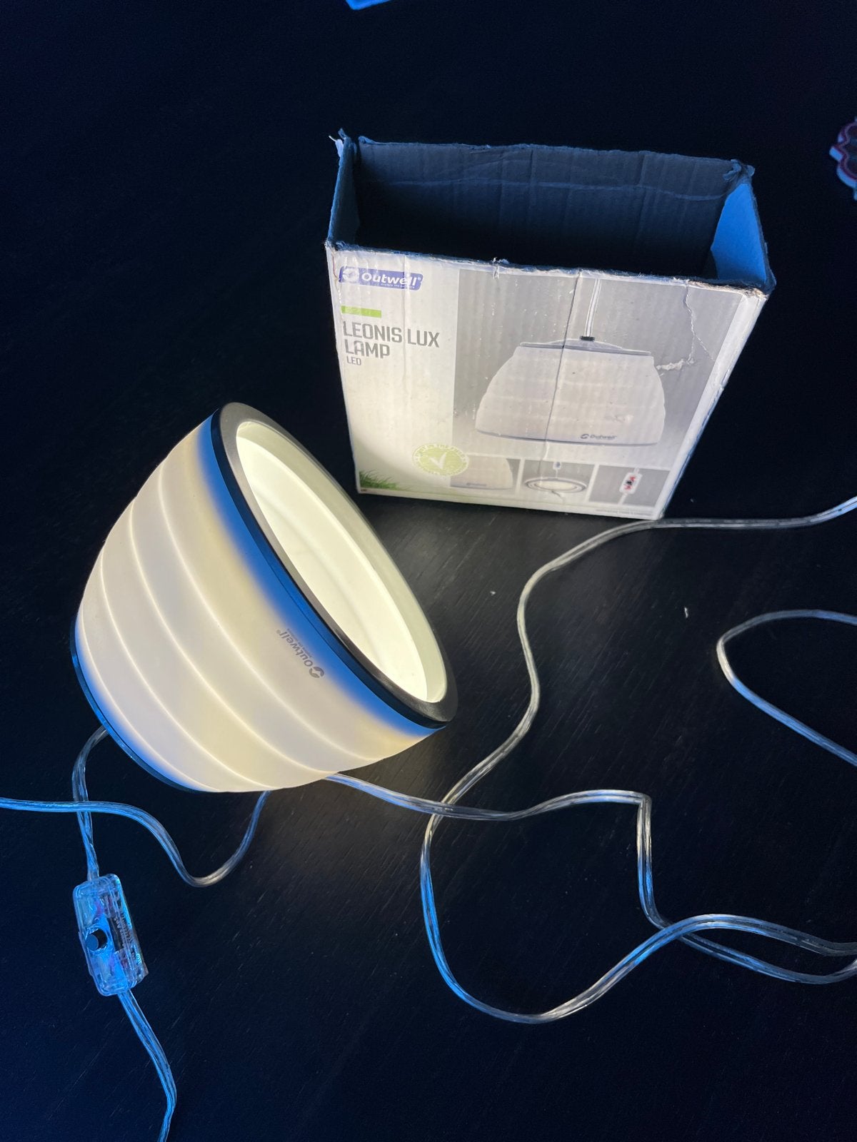 Outwell Leonis Lux Hanglamp LED - Perfect voor Camping, Caravans en Kamperen, Kampeeraccessoires, Gebruikt, Ophalen of Verzenden