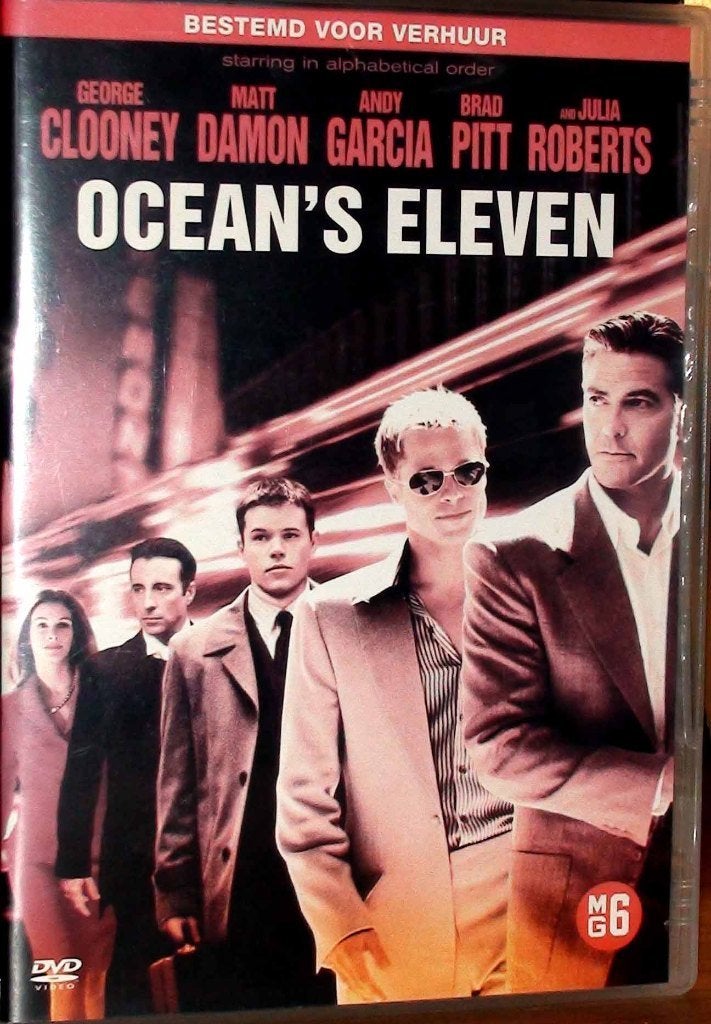 3 dvd ocean's eleven, ocean's twelve en ocean's thirtheen, Alle leeftijden, Ophalen of Verzenden, Zo goed als nieuw
