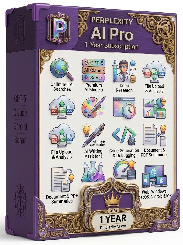 Perplexity AI Pro – Premium AI-zoek- en onderzoeks assistent, Ophalen, Nieuw, MacOS
