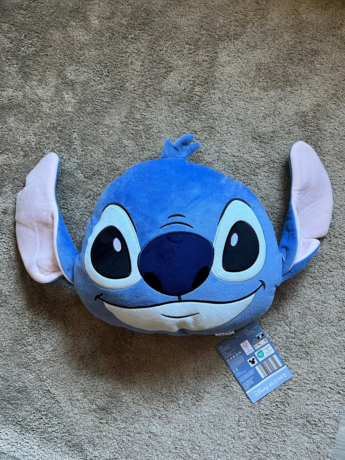 Nieuw Disney Stitch Kussen - Zacht en Knuffelbaar, Disney, Overige typen, Blauw, Nieuw
