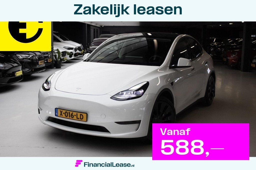 Tesla Model Y Performance AWD 75 kWh | SoH 91,8% | Free Supe, Gebruikt, 462 pk, 1972 kg, Wit