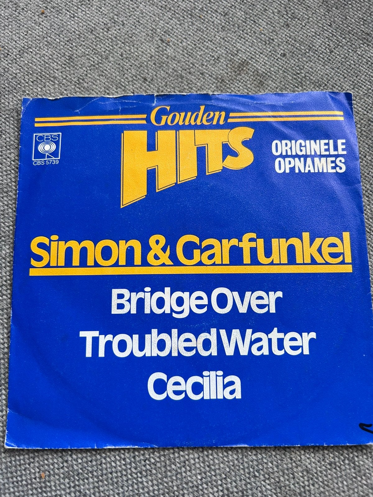 Simon & Garfunkel Bridge Over Troubled Water / Cecilia, Cd's en Dvd's, Vinyl Singles, Ophalen of Verzenden, Zo goed als nieuw
