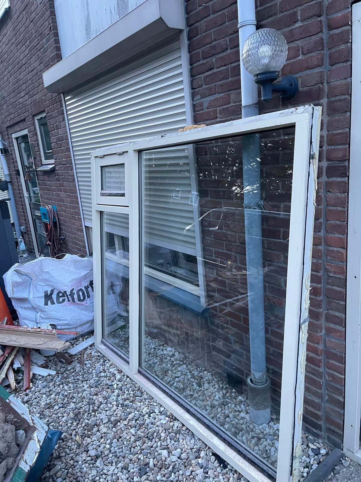 Gevelraam met Dubbelglas, Ophalen, Gevelraam of Ruit, Gebruikt, 120 tot 160 cm