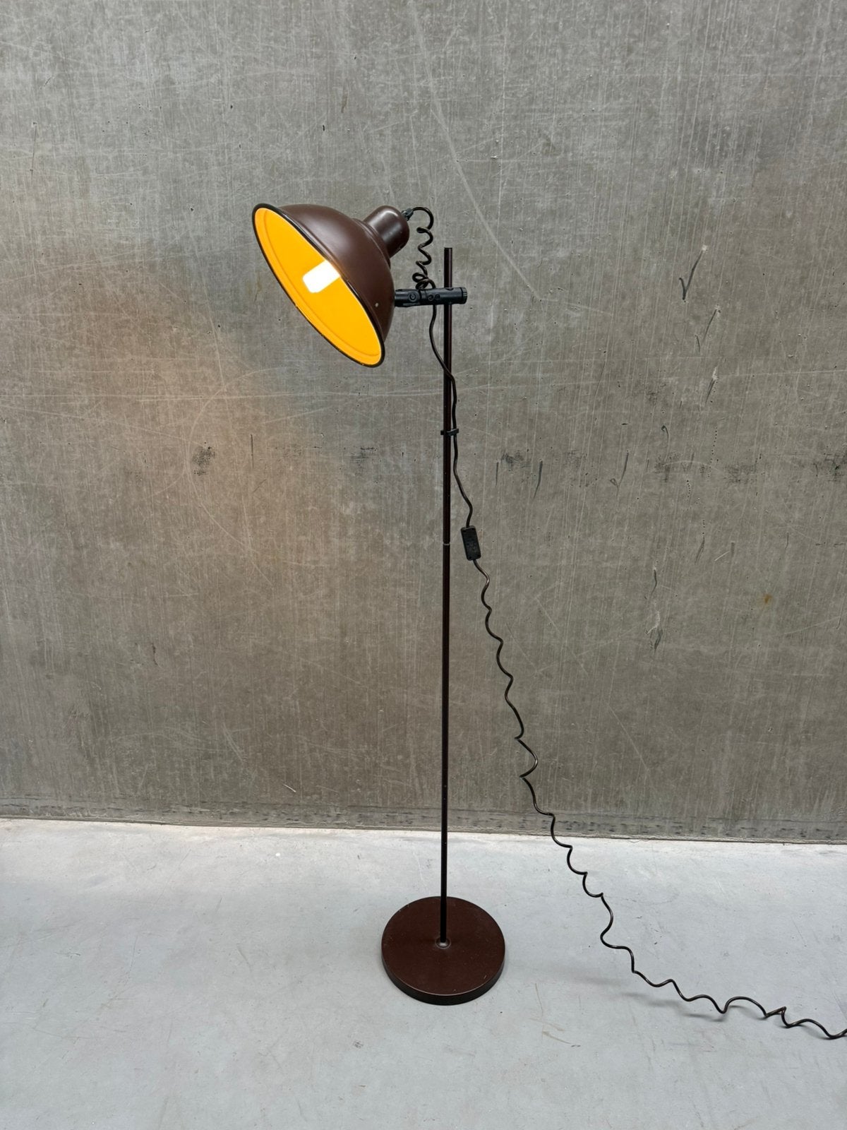 Vintage Industriële Vloerlamp Studiolamp Jaren '50, Ophalen, Gebruikt, X, Metaal