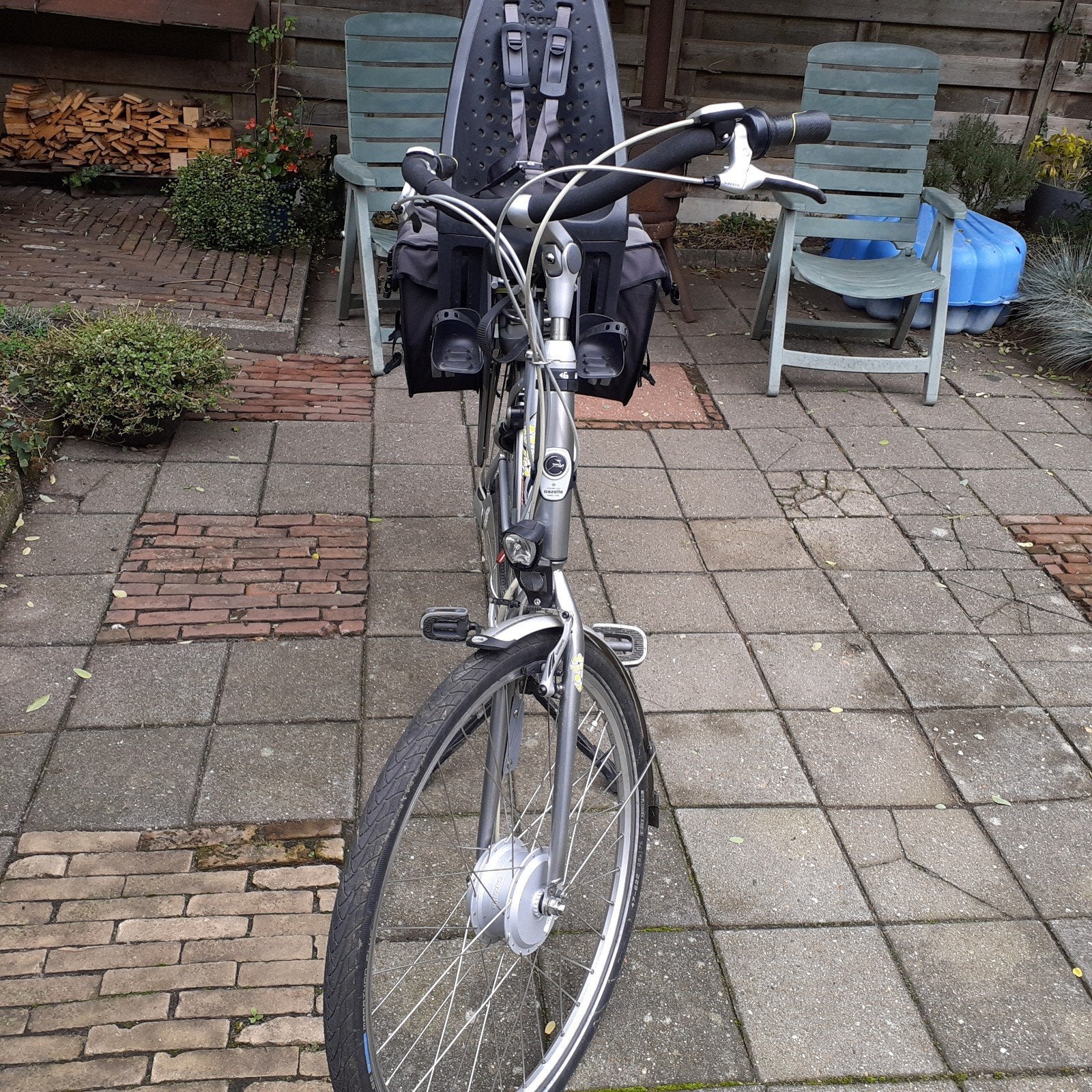 Gazelle mama fiets Accu defect., Ophalen, Gebruikt, Velgrem, 50 tot 53 cm