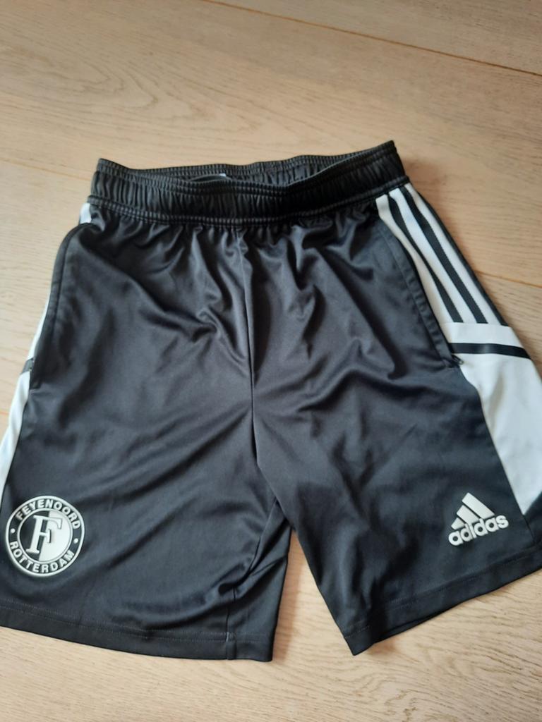 Feyenoord Adidas sportbroek maat 158, Zwart, Overige maten, Ophalen of Verzenden, Zo goed als nieuw