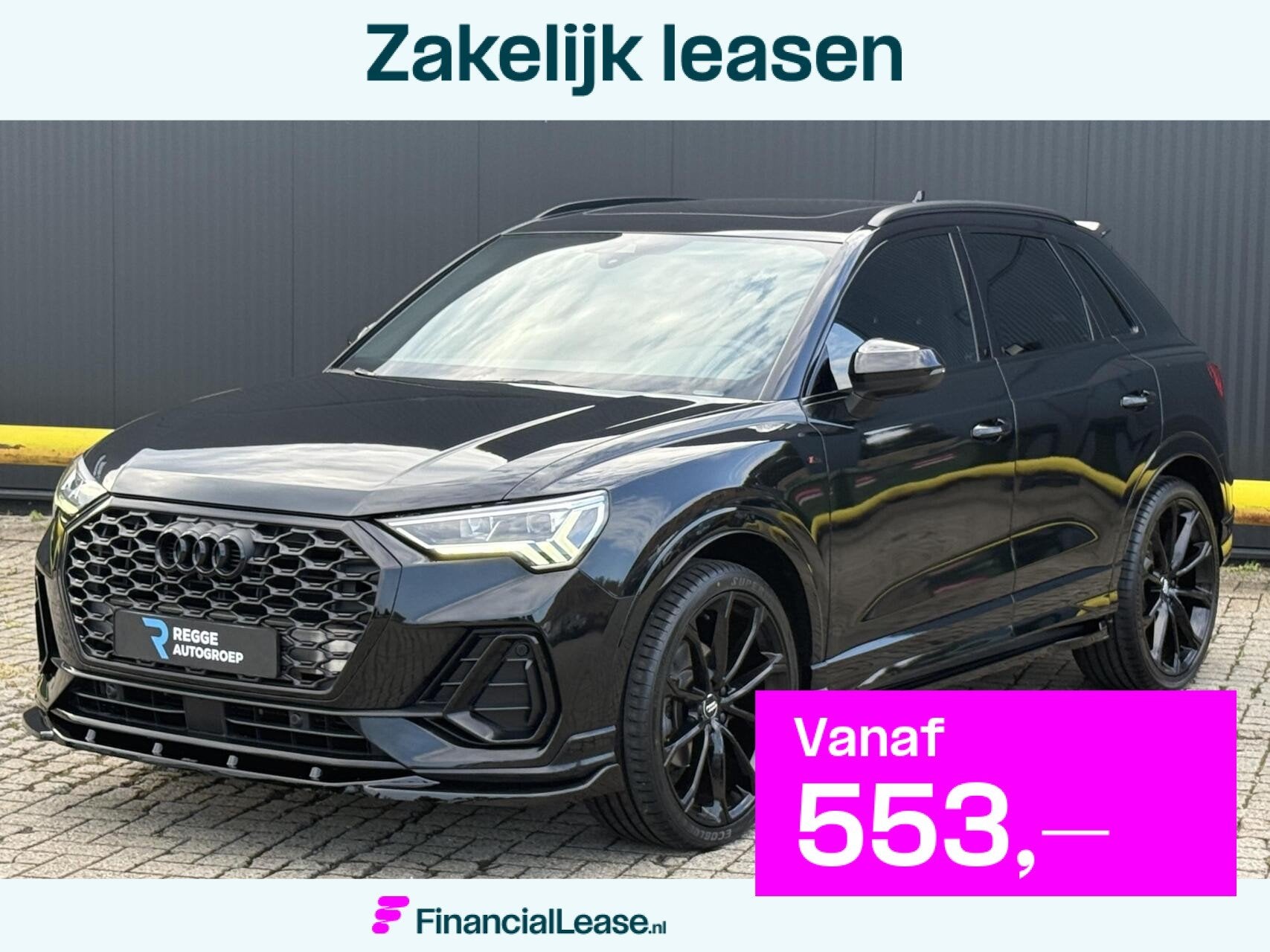 Audi Q3 35 TFSI S-Line RSQ3 Uitvoering | PANORAMADAK, 15 km/l, 4 cilinders, 150 pk, Bedrijf