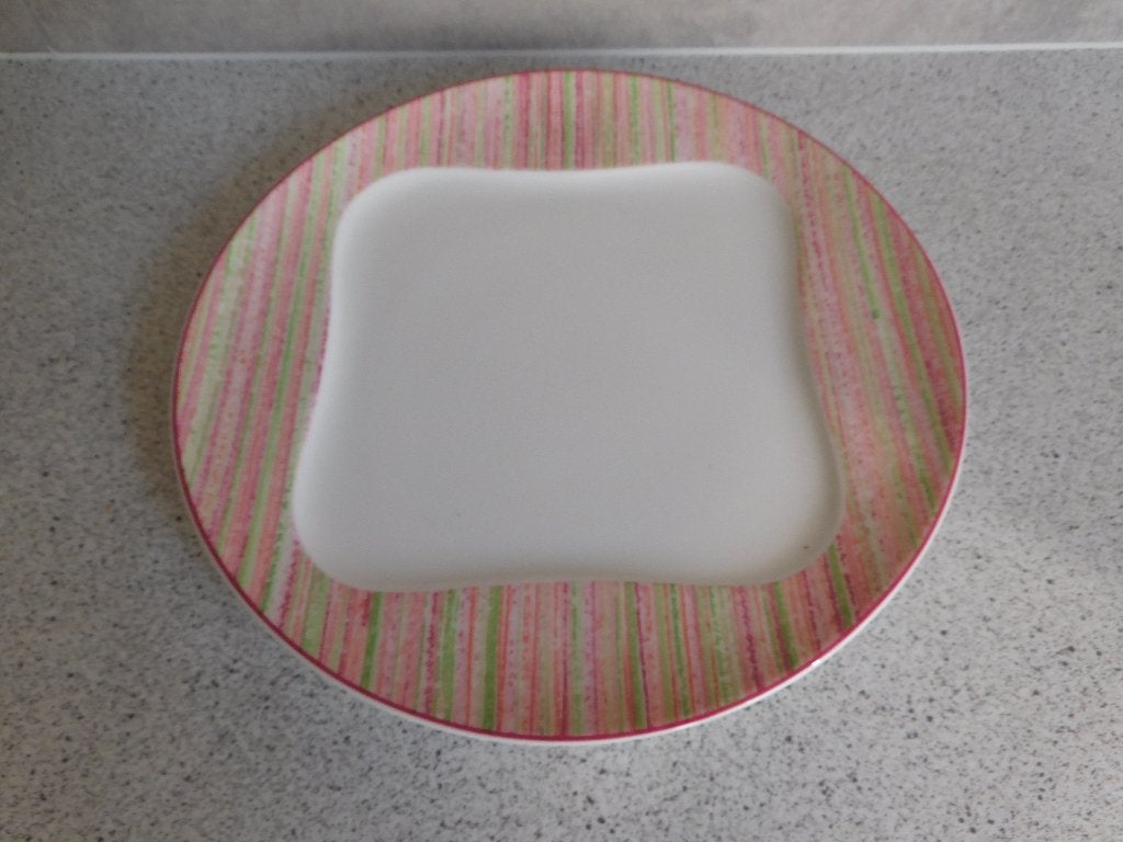 Bord 23 cm. Floral Vivo Streep Villeroy & Boch, Ophalen of Verzenden, Zo goed als nieuw, Bord(en), Overige stijlen