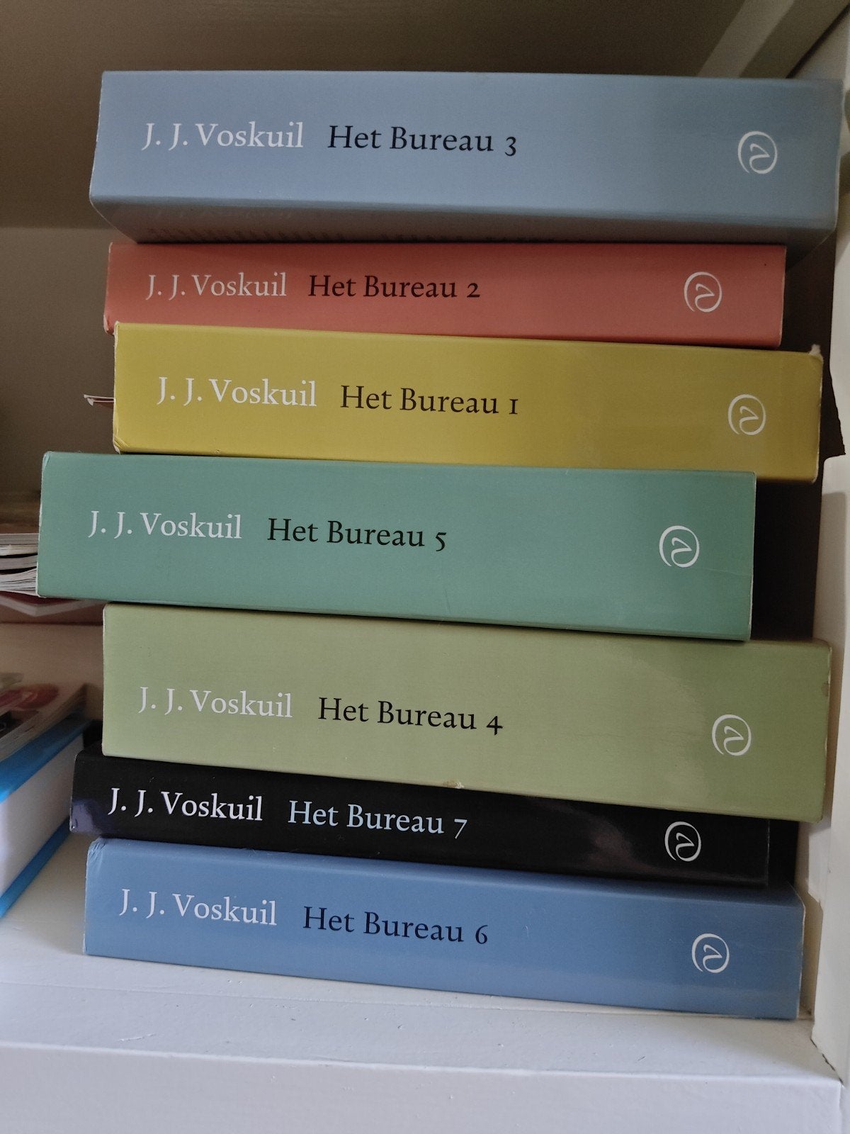 J.J. Voskuil - Het Bureau complete serie (7 delen), Boeken, Ophalen of Verzenden, Zo goed als nieuw, J.J. Voskuil, Nederland
