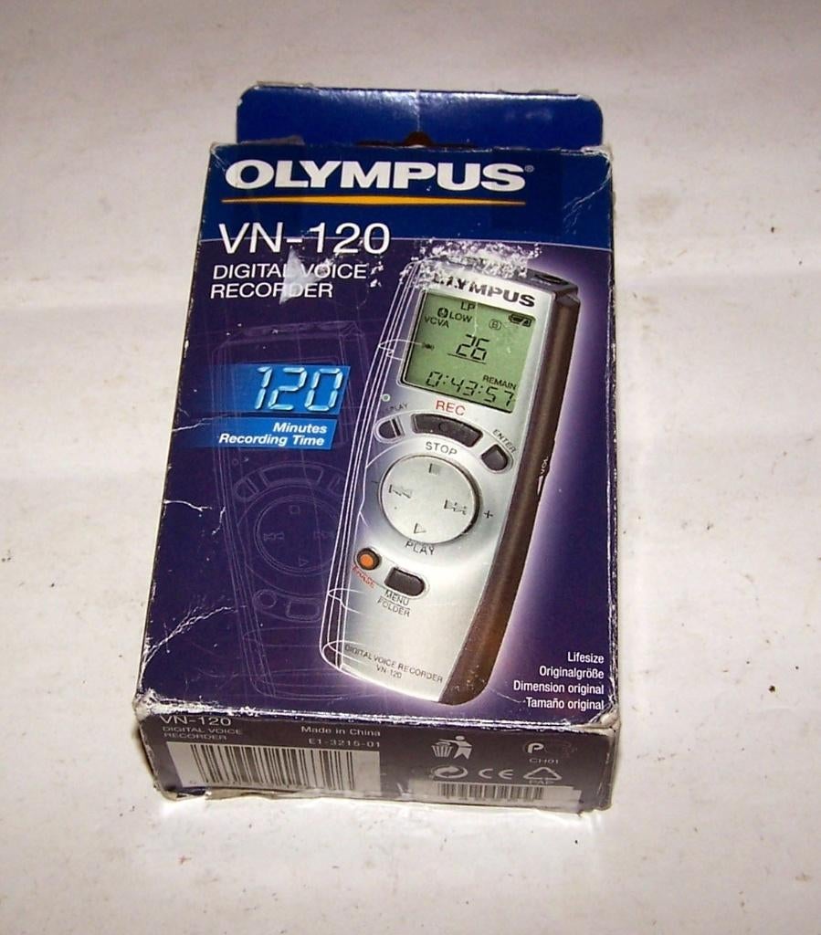 Olympus VN-120 digitale Voice Recorder. Splinternieuw/ovp., Ophalen of Verzenden, Nieuw, Audio
