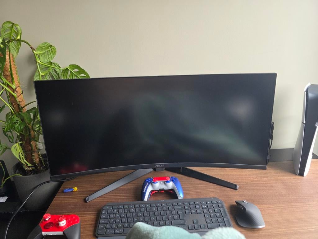 Asus VG34VQL3A gaming monitor, Overige merken, 120 Hz, Ophalen of Verzenden, Zo goed als nieuw