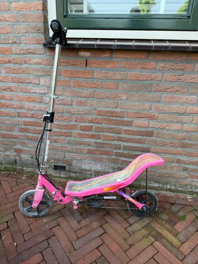 Roze waveboard step voor kinderen space scooter, Ophalen, Gebruikt, Overige typen