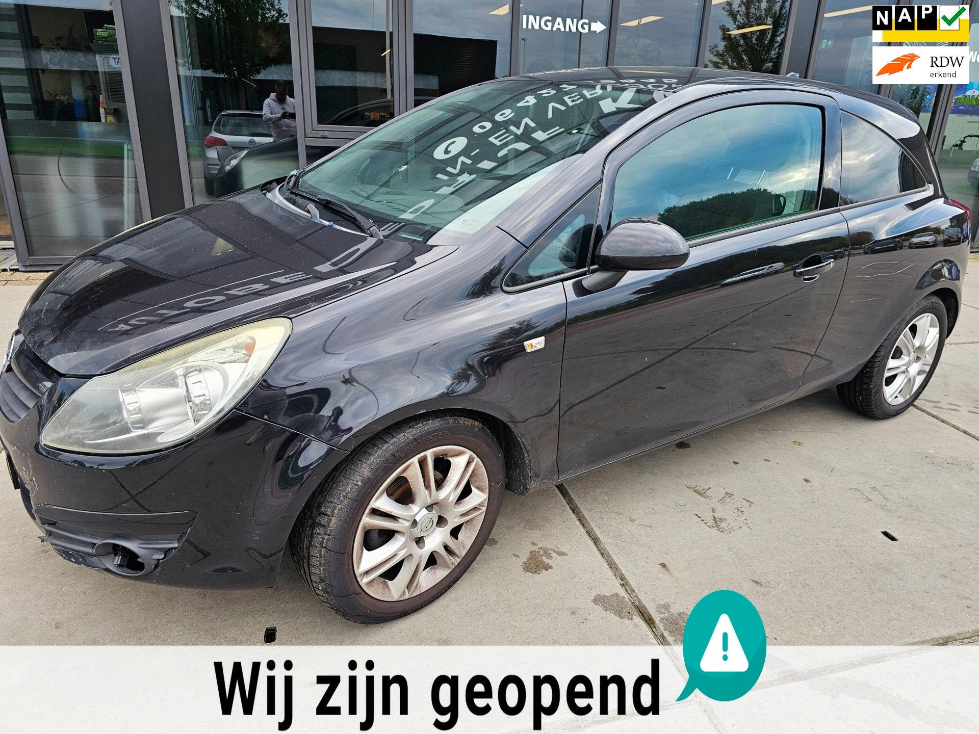 Opel Corsa 1.4-16V Color Edition - MOTOR LEKT OLIE -, Voorwielaandrijving, Euro 5, 4 cilinders, Zwart