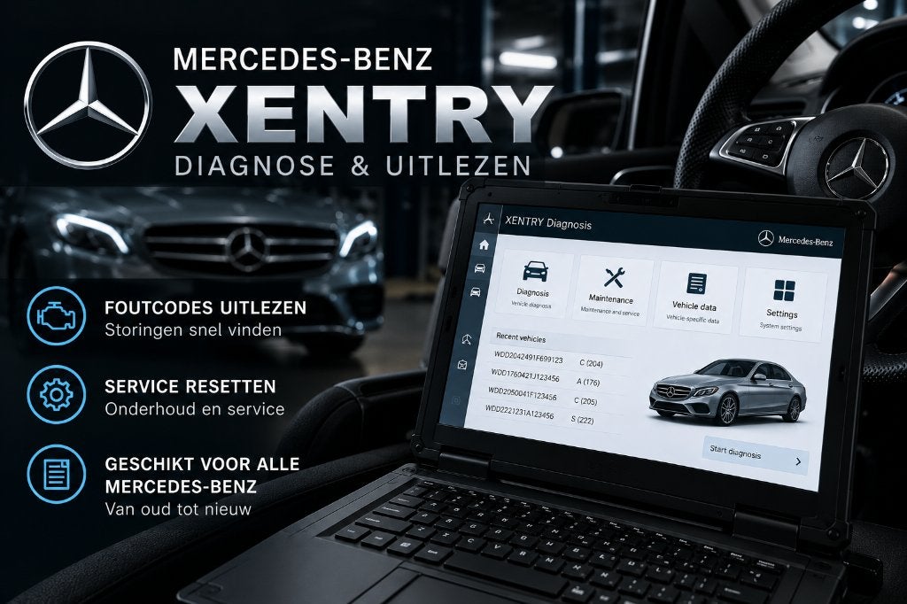 Mercedes XENTRY Diagnose Mercedes-Benz – Storingen Uitlezen, Ophalen, Nieuw