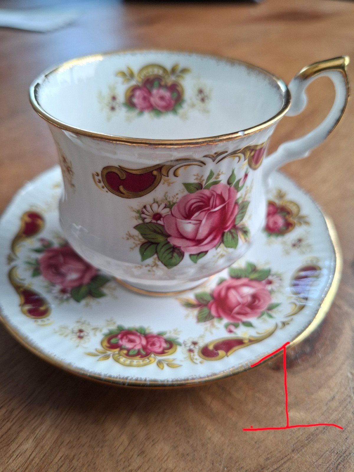 Theekopje Queens Fine Bone China. Rosina Chine Co Ltd, Antiek en Kunst, Ophalen of Verzenden