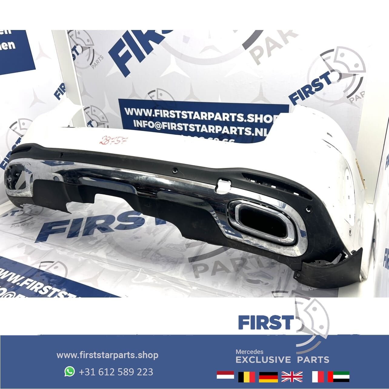 W167 V167 GLE AMG ACHTERBUMPER WIT GRIJS ZWART ROOD BUMPER G, Gebruikt, -, Ophalen of Verzenden, Achter