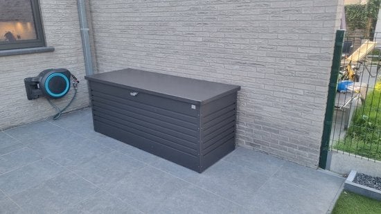Biohort HobbyBox Kussenkist Antraciet - 201x83 cm, Ophalen, Zo goed als nieuw