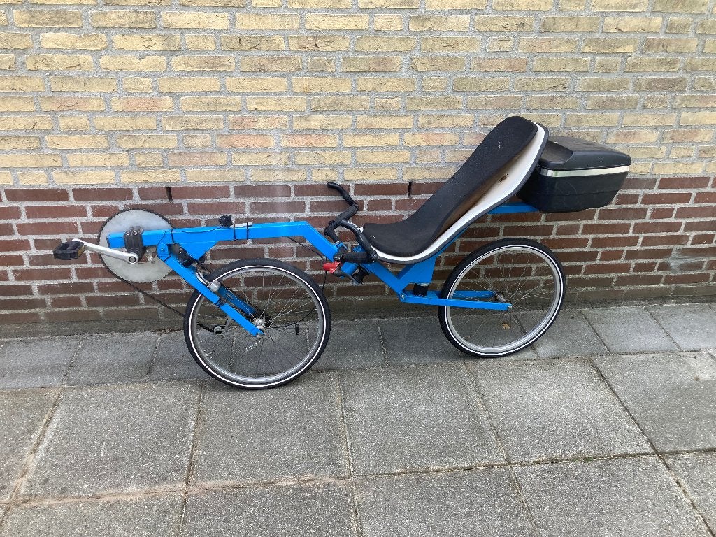Flevobike ligfiets, Ophalen, Gebruikt, Velgrem, Onderstuur