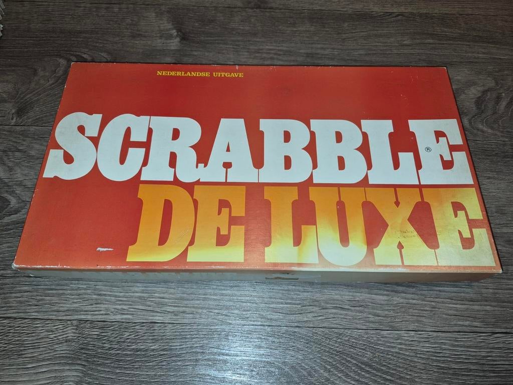 Scrabble De Luxe - Nederlandse Uitgave, Drie of vier spelers, Ophalen of Verzenden, Gebruikt, Jumbo
