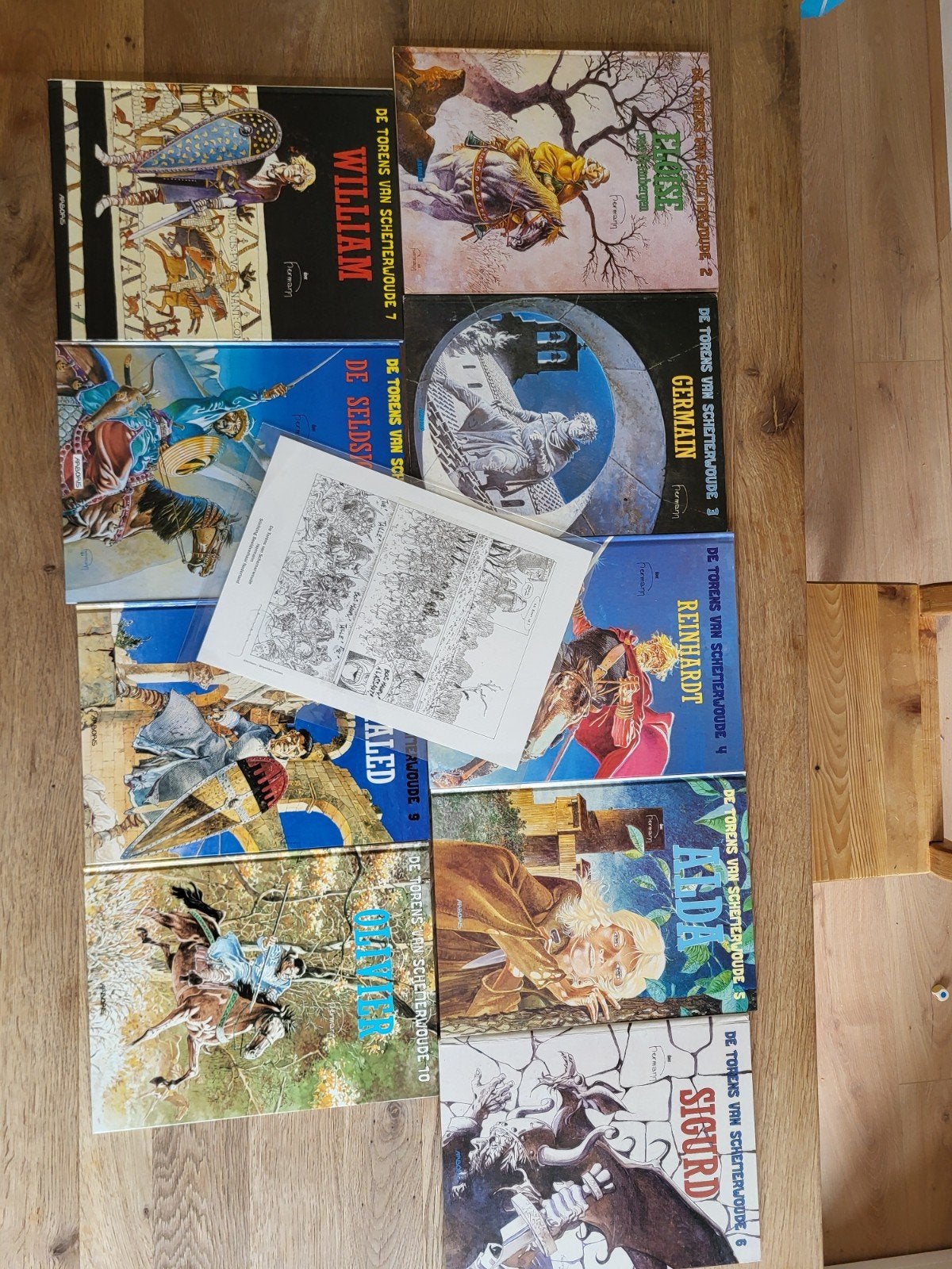 De Torens van Schemerwoude  hardcover(deel 2-10) + pagina, Boeken, Stripboeken, Complete serie of reeks, Ophalen of Verzenden