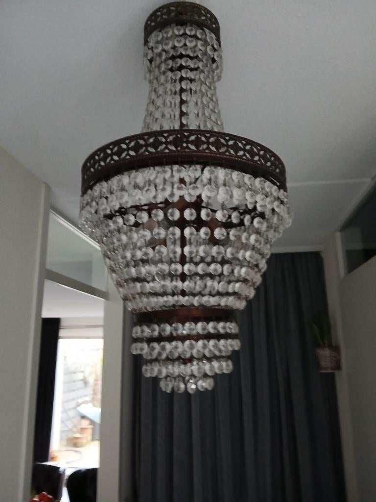 Zak kroonluchter, Huis en Inrichting, Lampen | Kroonluchters, Verzenden, Glas