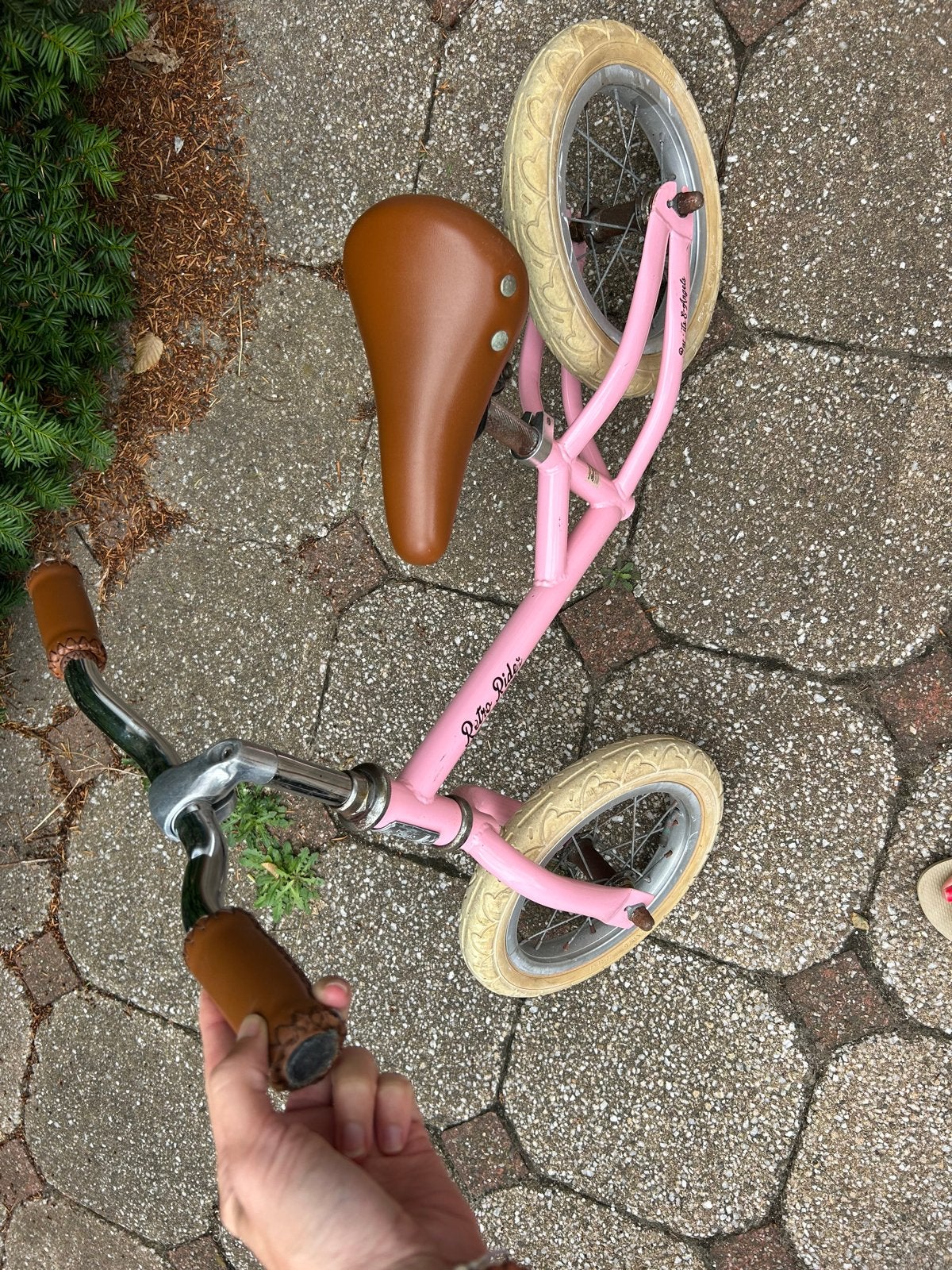 Roze Retro Rider loopfiets, Ophalen, Zo goed als nieuw, Minder dan 16 inch