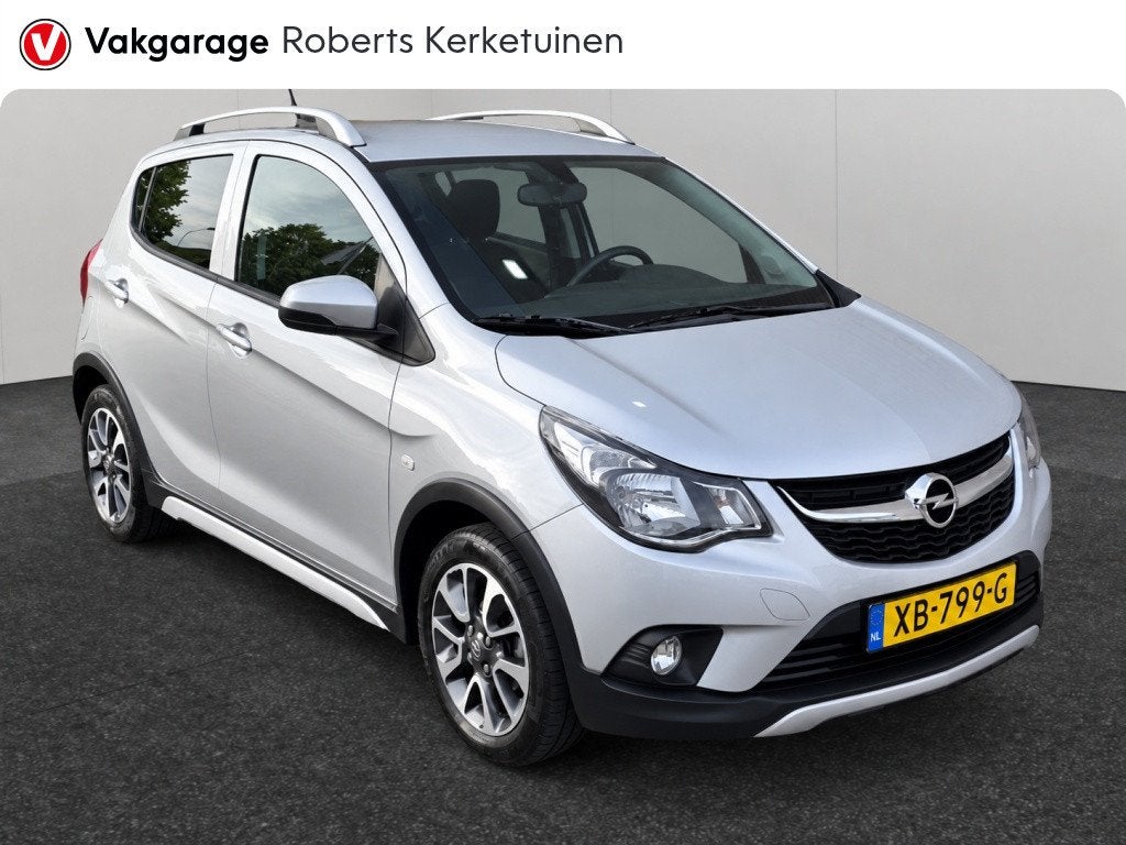Opel KARL 1.0 Rocks Online Edition 1e eigenaar Carplay Velge, Auto's, Stof, Gebruikt, Euro 6, 23 km/l