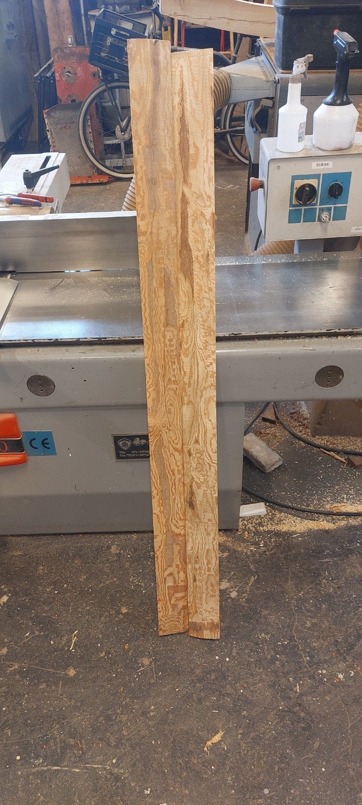 Schaarse Siberische Lariks decor planken (spint en kernhout), Doe-het-zelf en Verbouw, Hout en Planken, Ophalen, 25 tot 50 mm