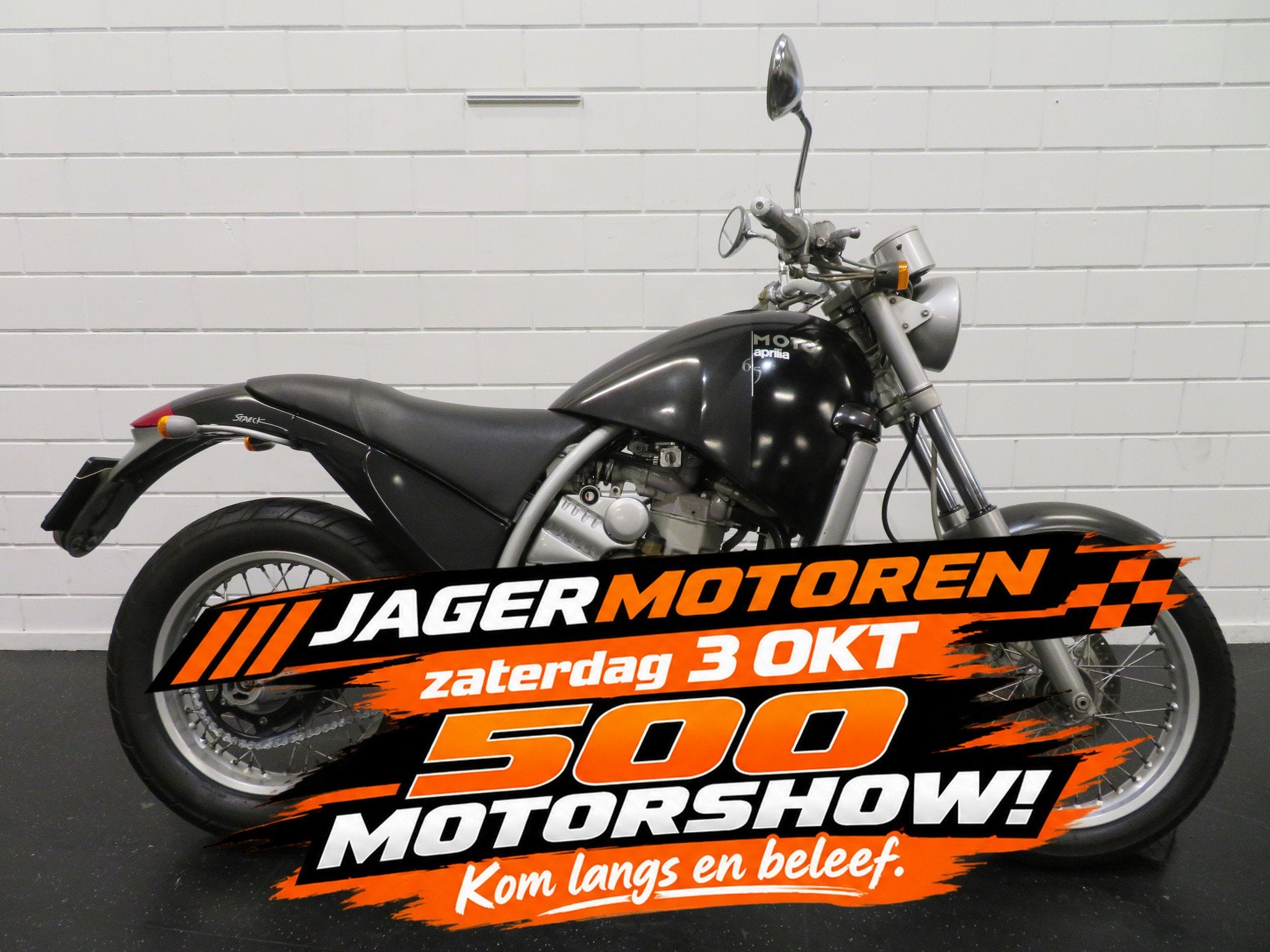 Aprilia MOTO 6.5 STARCK ZELDZAAM (bj 1995), Motoren, Toermotor, Gebruikt, Bedrijf