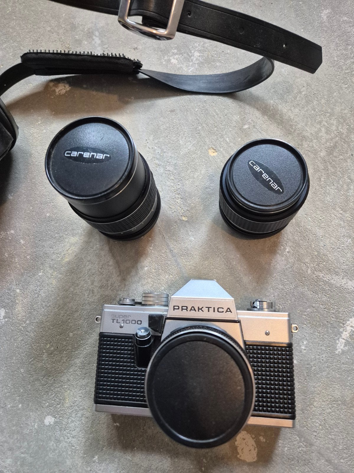 Praktica Super TL1000 Spiegelreflexcamera met lenzen, Ophalen of Verzenden, Gebruikt, Spiegelreflex, Overige Merken