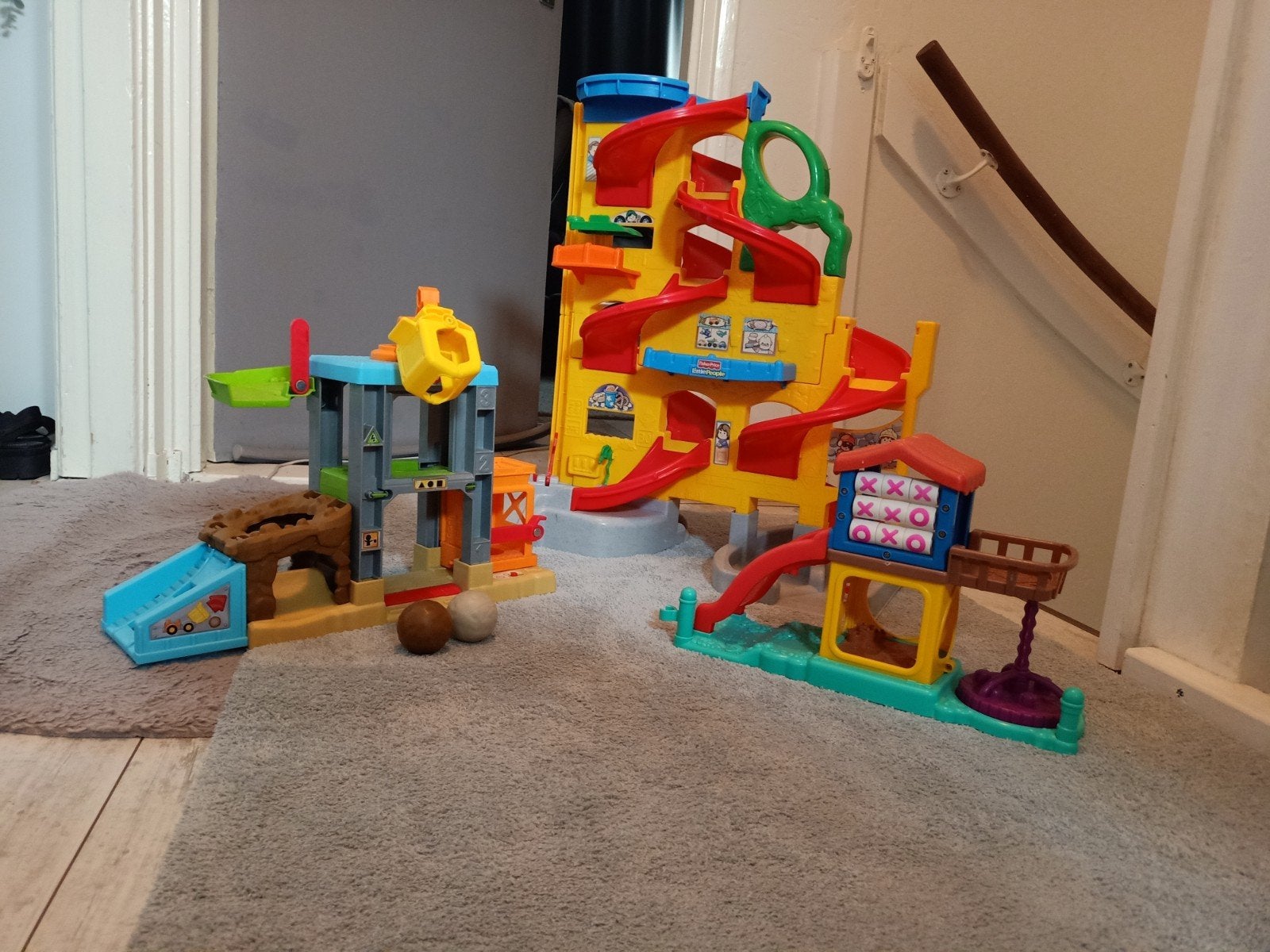 fisher price little people garage xl, bouwplaats, speeltuin, Kinderen en Baby's, Speelgoed | Fisher-Price, Ophalen of Verzenden