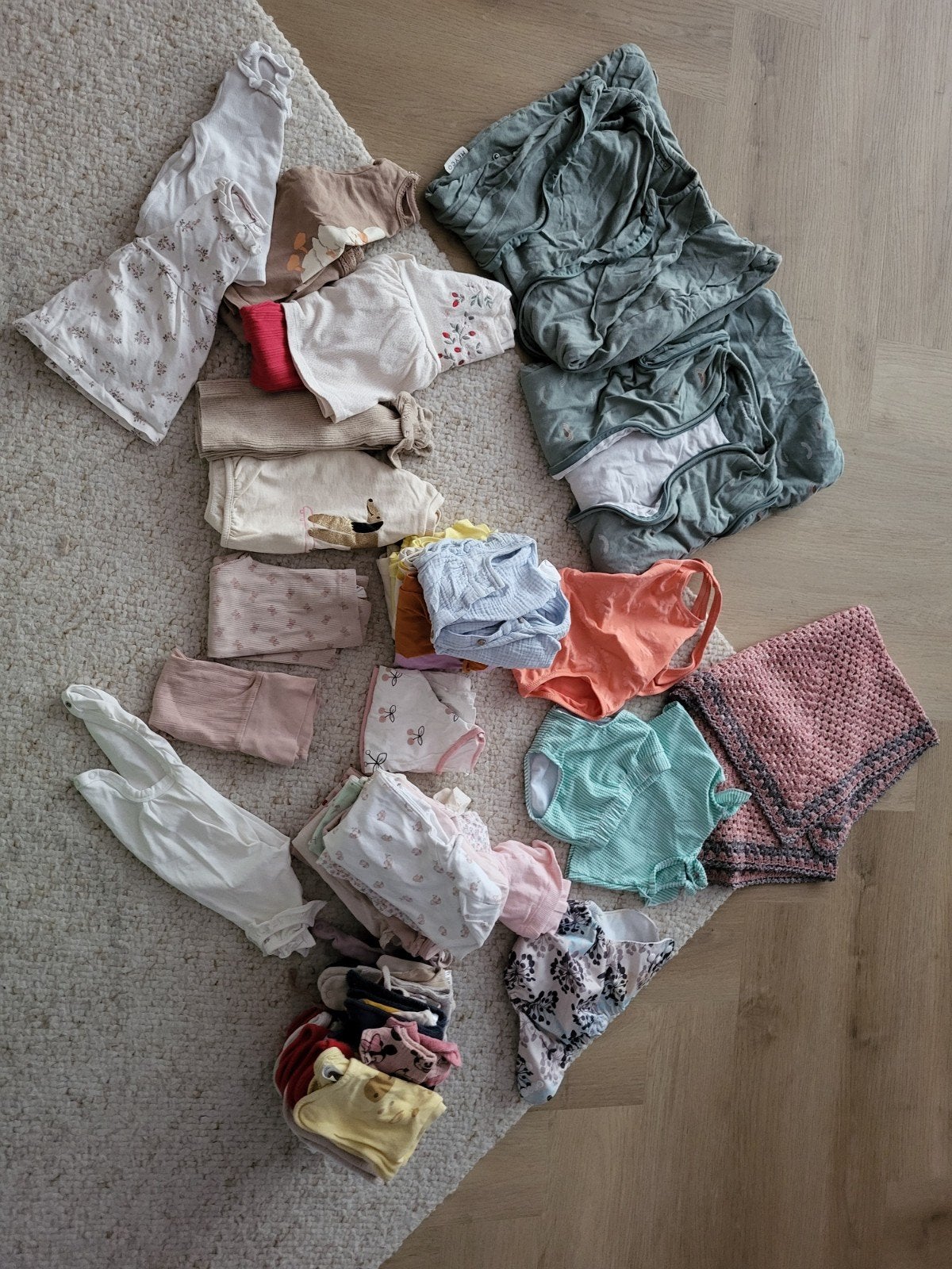 Set meisjes zomer babykleding maat 74-80, diverse merken, Kinderen en Baby's, Babykleding | Overige, Gebruikt, Jongetje of Meisje