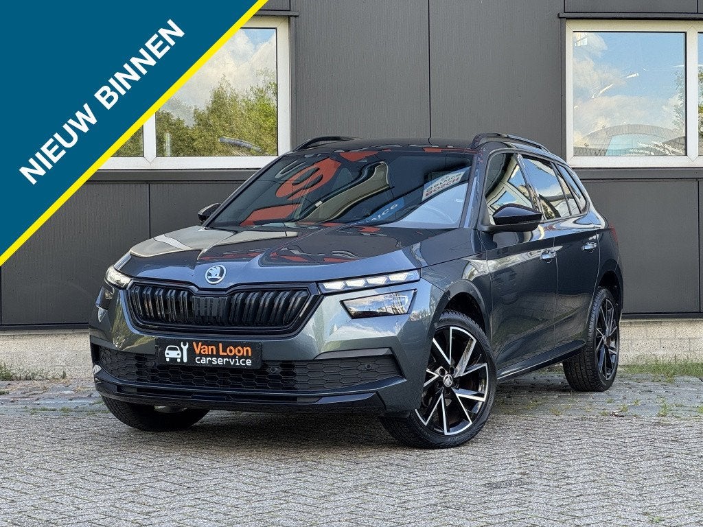 Skoda Kamiq 1.0TSI Aut. Monte Carlo/Blindspot/Panodak/Lane a, Stof, Gebruikt, Euro 6, 620 kg