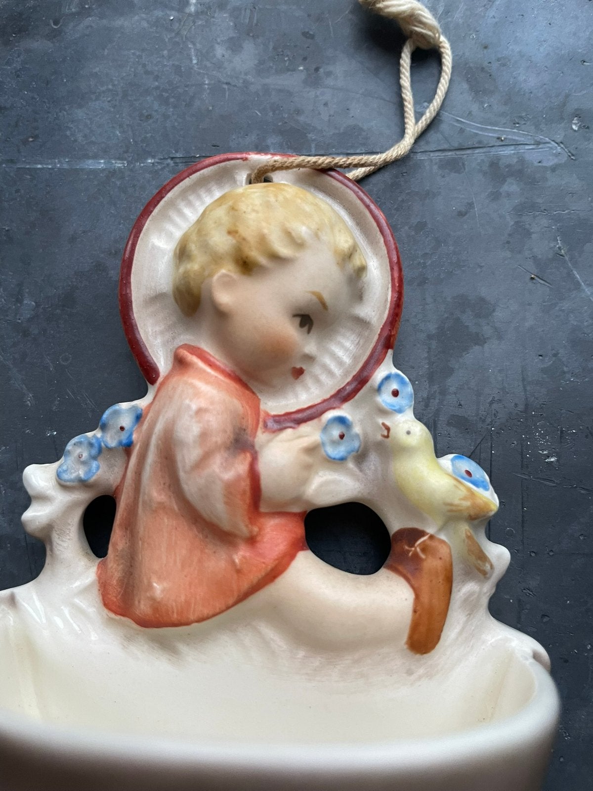 Wijwater bakje van Goebel Hummel, Ophalen of Verzenden, Zo goed als nieuw, Kaart of Prent