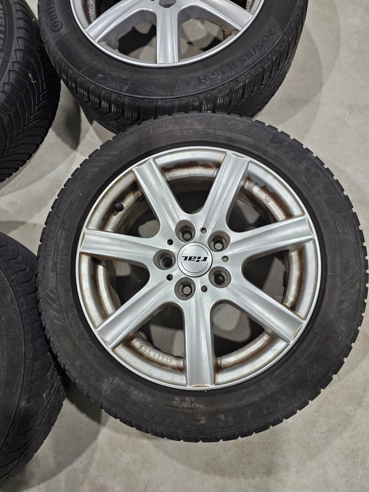 Rial velgen met banden 5x112 - 16 inch, Ophalen, Gebruikt, 16 inch, Banden en Velgen