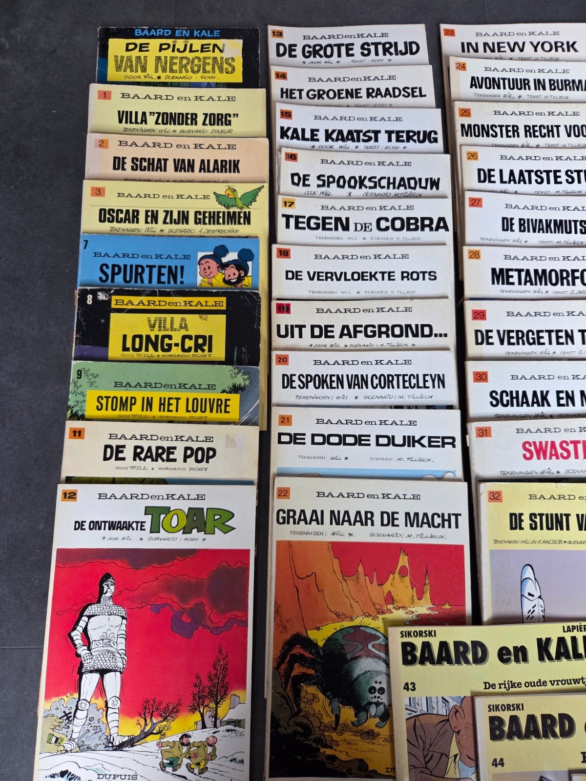42x Baard en Kale, Boeken, Stripboeken, Meerdere stripboeken, Ophalen of Verzenden, Gelezen