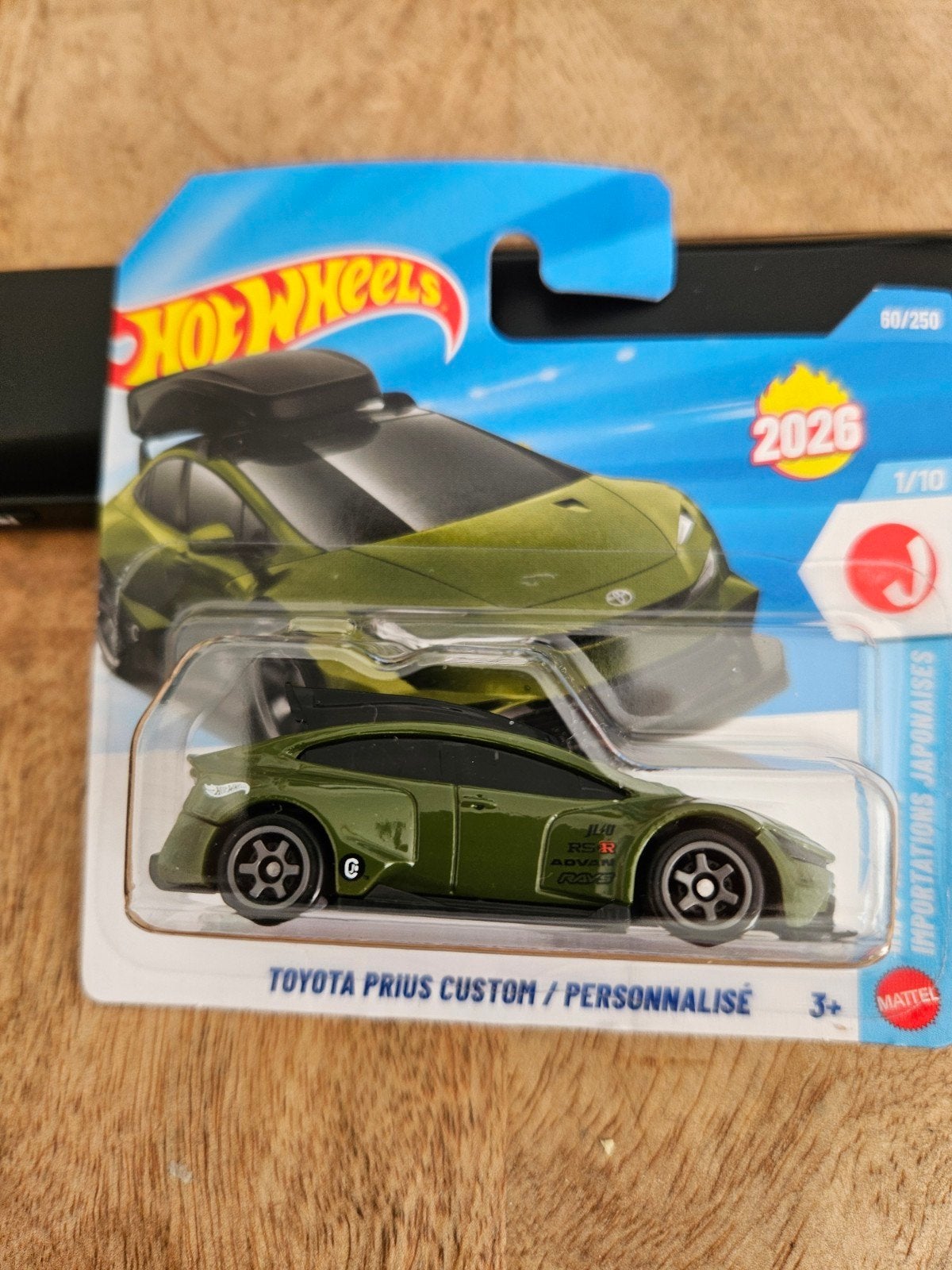 Hotwheels Toyota Prius Custom met Dakkoffer Nieuw, Ophalen of Verzenden, Nieuw, Auto