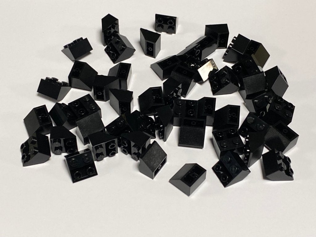 Partij 50x 2x2 omgekeerde Lego dakpannen in diverse kleuren, Overige thema's, Lego, Nieuw, Ophalen of Verzenden