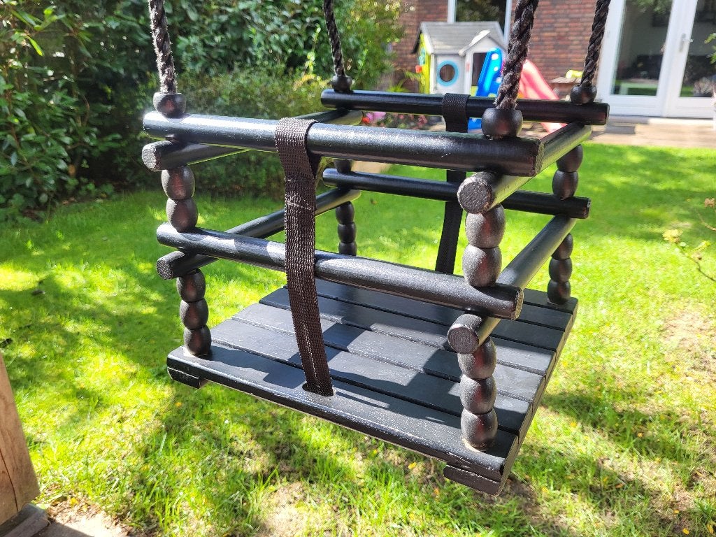 Houten dreumes/peuter schommel, Ophalen, Gebruikt, Schommel