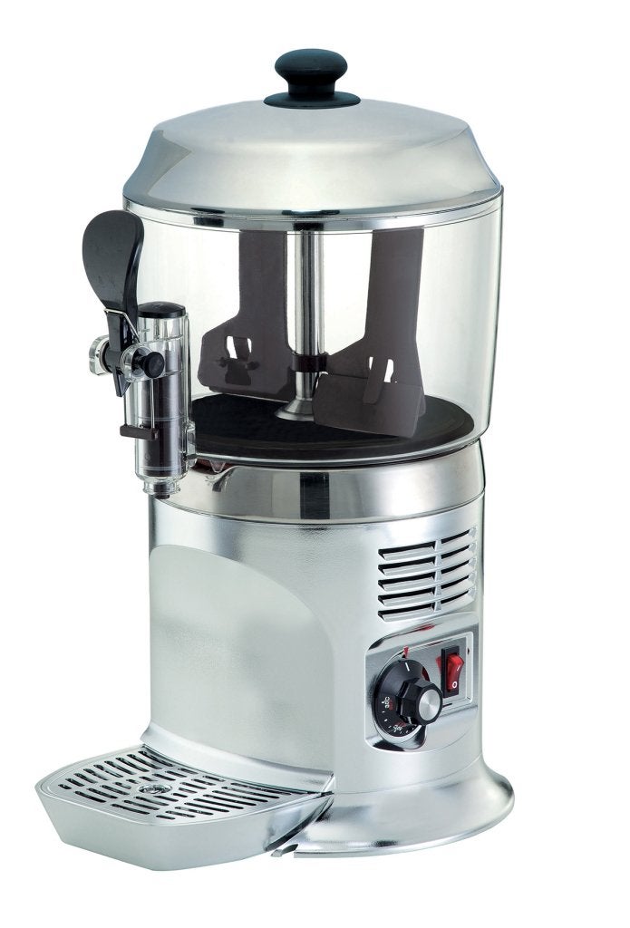 DISPENSER VOOR WARME CHOCOLADEMELK 6 liter, Niet ingevuld, Zo goed als nieuw, Niet ingevuld, Niet ingevuld