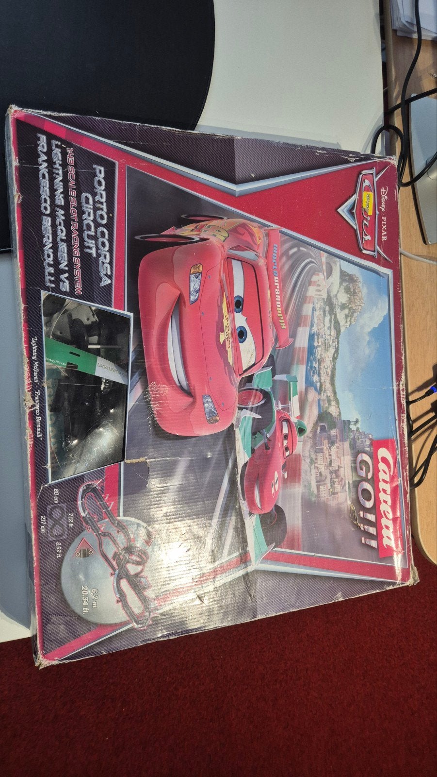 Carrera GO!!! Porto Corsa Circuit Racebaan Disney Pixar Cars, Ophalen, Carrera, Elektrisch, Racebaan