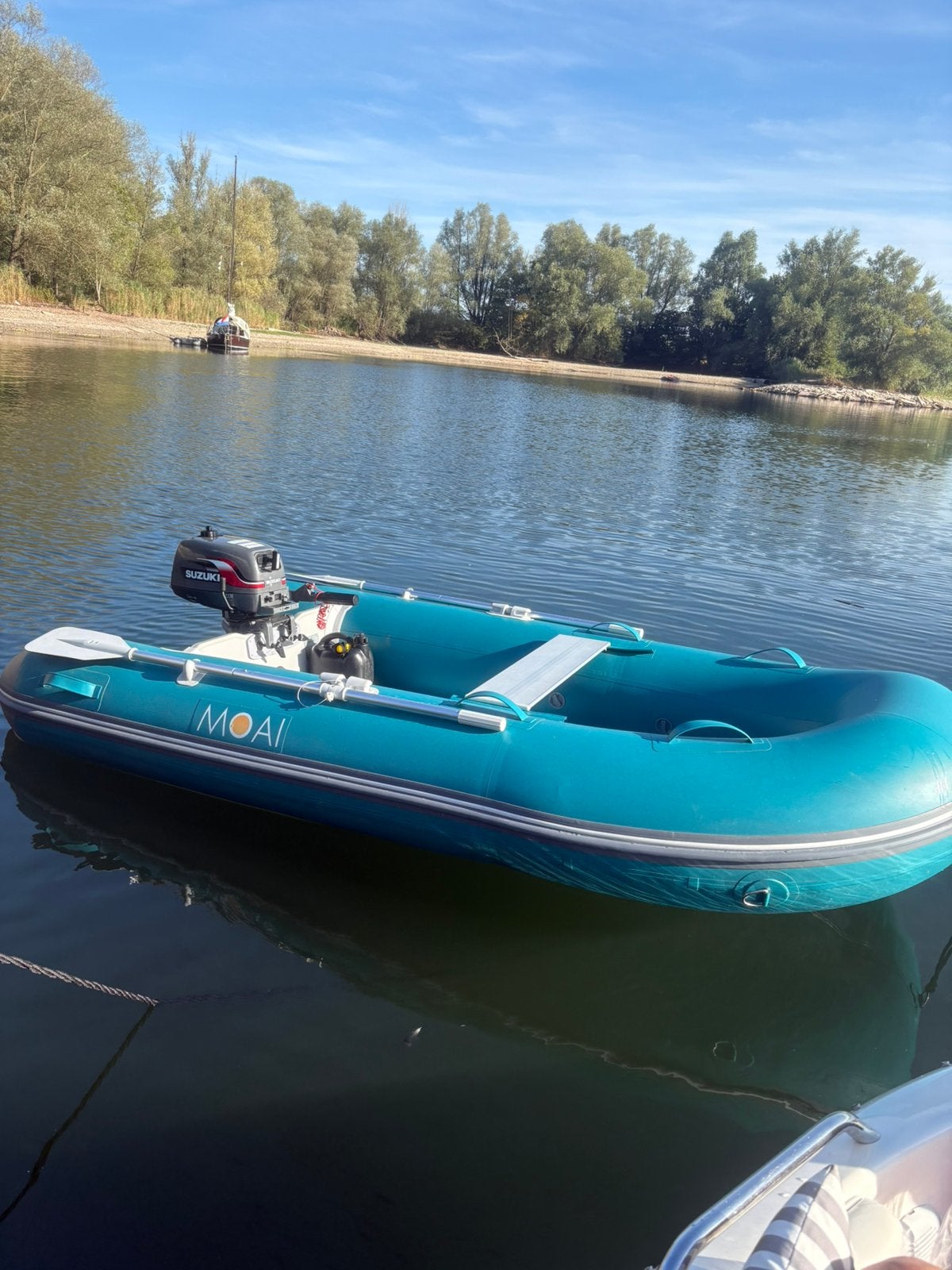Rubberbootje met 4pk, Watersport en Boten, 4 pk, Zo goed als nieuw, 3 m, Ophalen