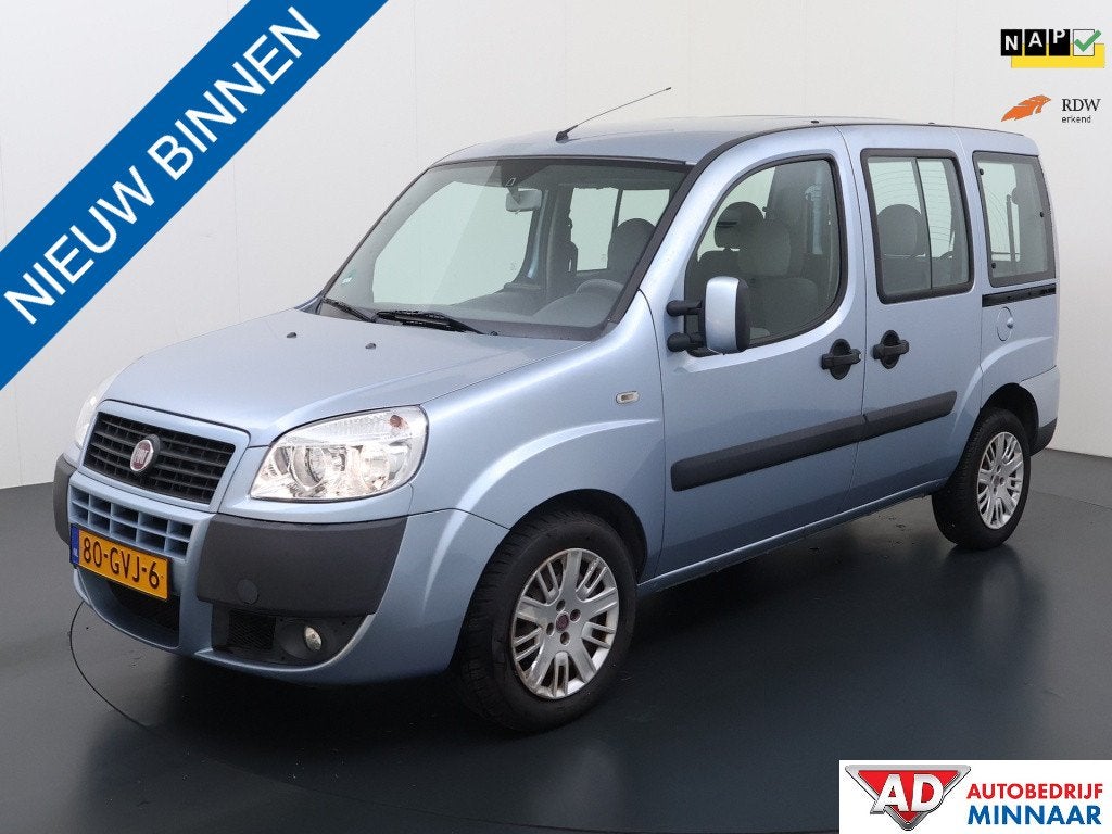 Fiat Doblò 1.4 Dynamic (bj 2008), Auto's, Voorwielaandrijving, Gebruikt, Doblo, 4 cilinders