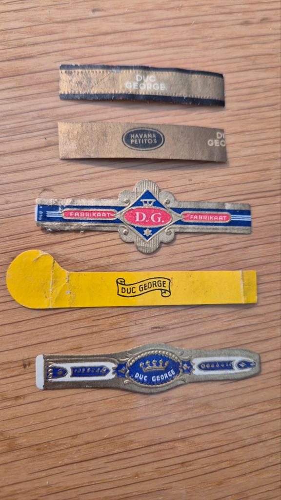 Sigarenbanden, Ophalen, Sigarenbandjes