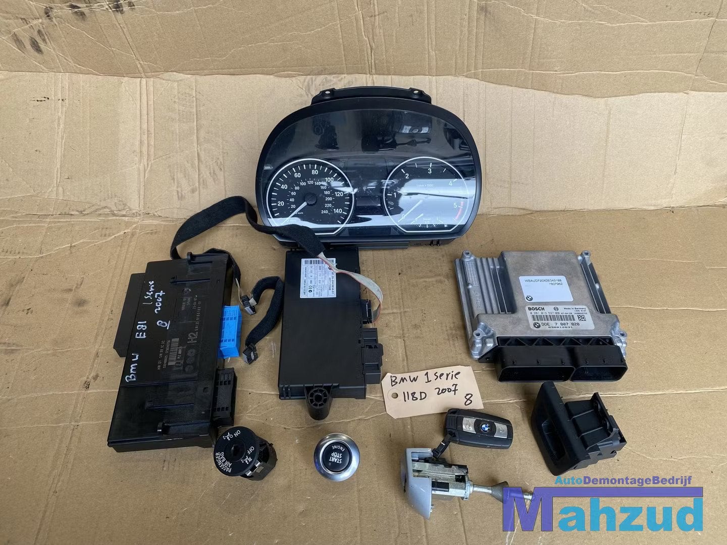 BMW 1 SERIE E87 Contactslotset met ecu compleet startset, Auto-onderdelen, Elektronica en Kabels, Petuelring 130
80788  Munich, DE