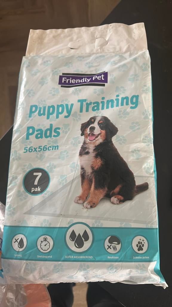 Puppy training pads 56x56 cm (7 stuks) – plasmatten hond, Ophalen of Verzenden, Nieuw