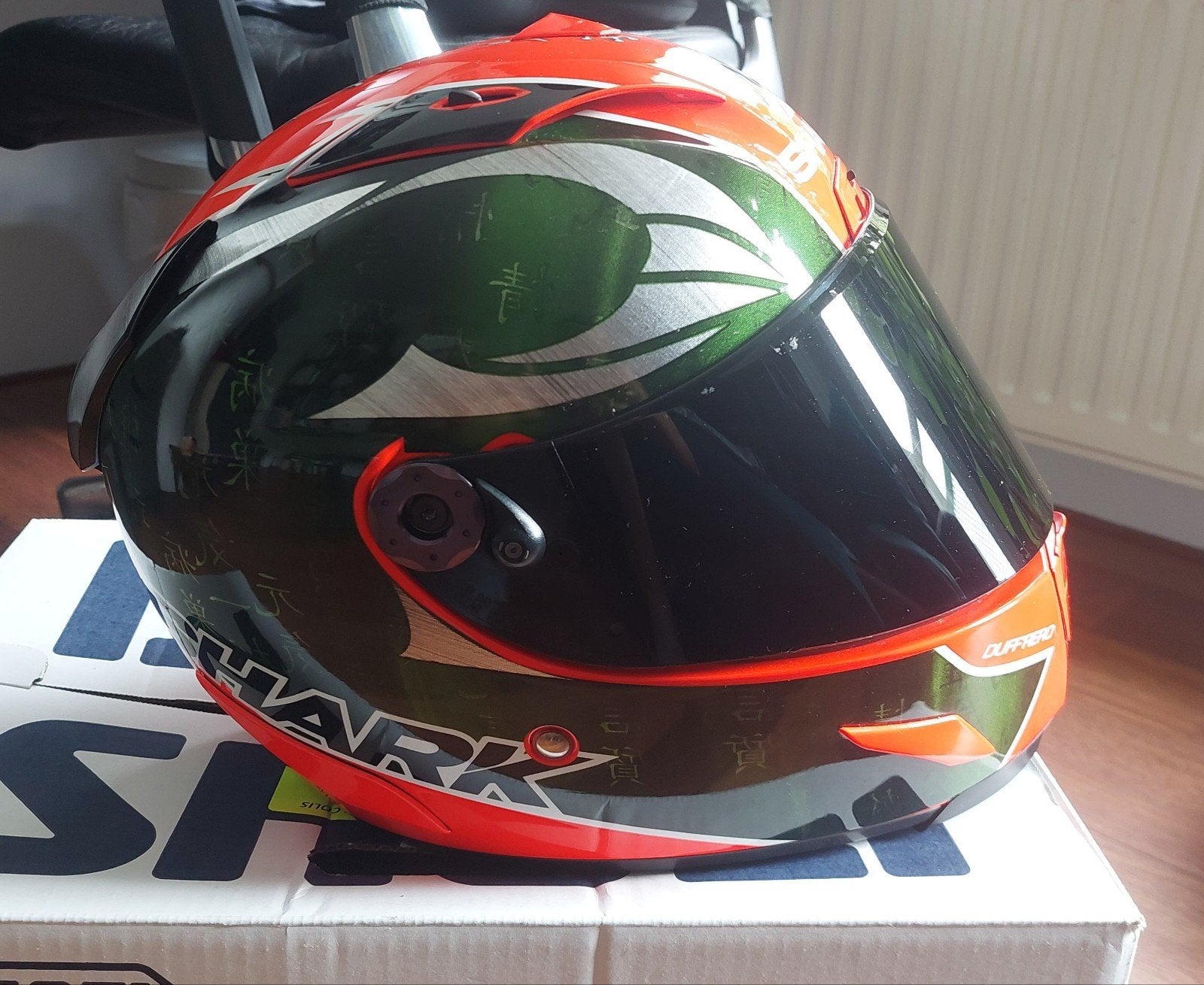 Shark Race Pro R Carbon Tom Sykes WSBK Replica M, Motoren, M, Shark, Integraalhelm, Tweedehands