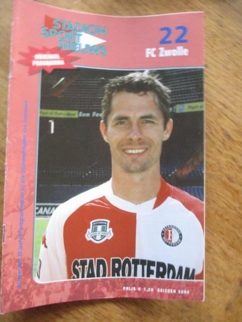 Programmaboekje 22 Feyenoord - FC Zwolle 16 mei 2004, Ophalen of Verzenden, Gelezen, Watersport en Hengelsport